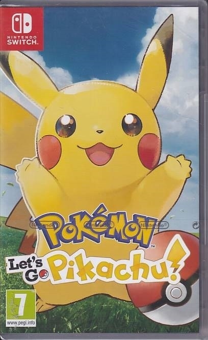 Pokemon Lets Go Pikachu - In Foil - Nintendo Switch spil (AA Grade) (Used) (eng)